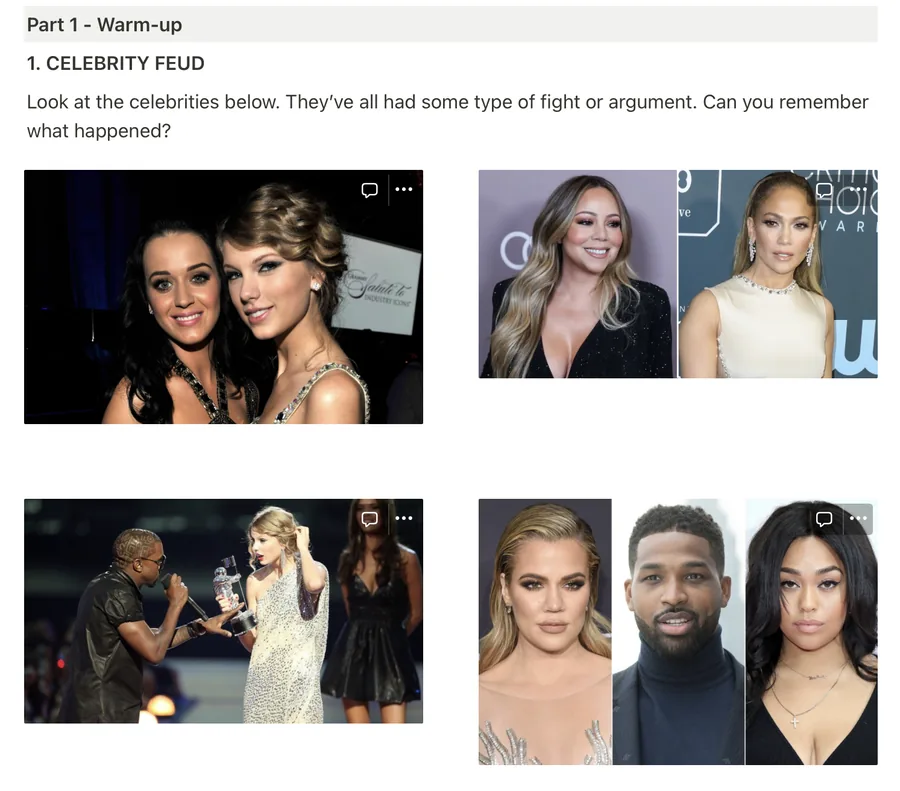 Fofocaram sobre as melhores tretas de celebridades;